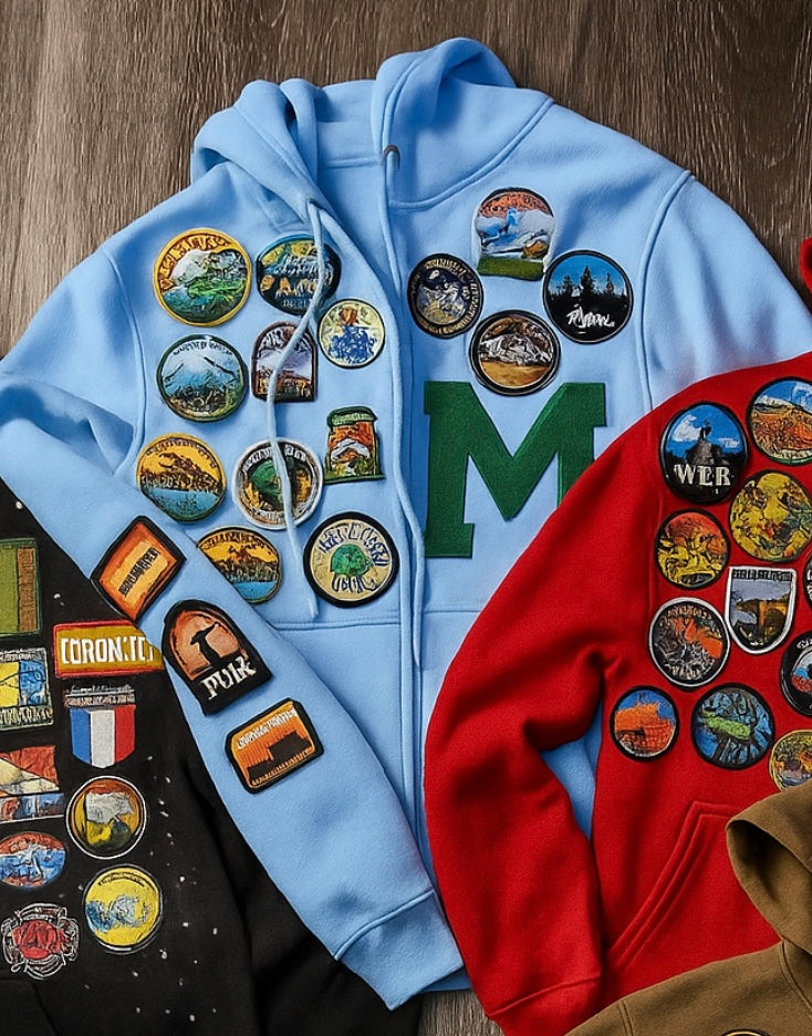 BABY BLUE CAMPER HOODIE